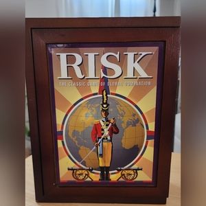 Vintage "Bookshelf edition" Risk and Monopoly